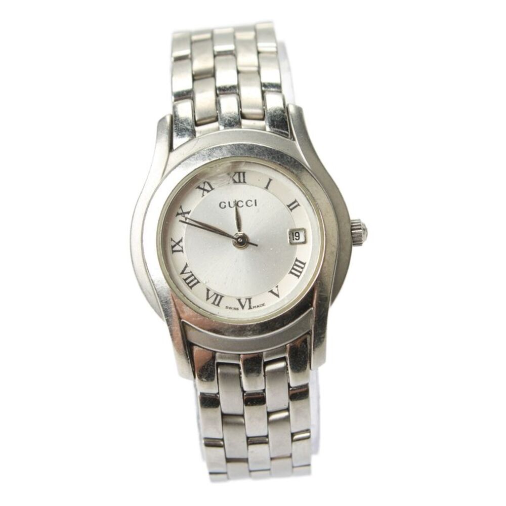 Gucci Womens Vintage Stainless Steel G-Class 5500L Quartz Watch 27mm